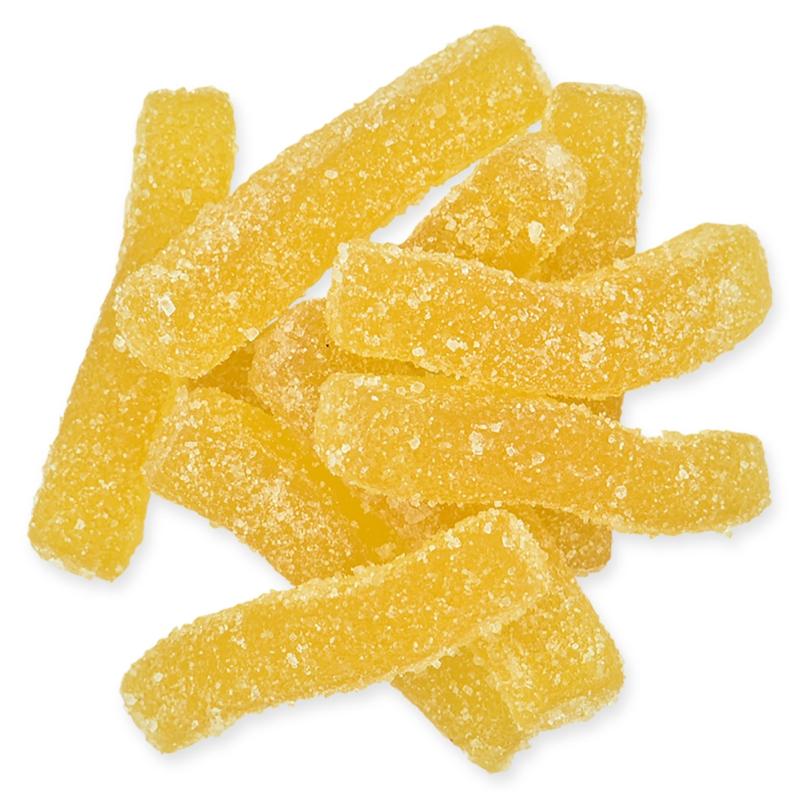 Gomitas de fruta ácidas Pommes (sem gelatina) Biológico 6x1kg Bag in Box Bananeira
