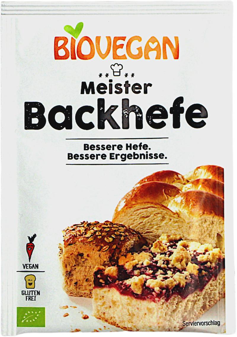 Fermento "Meister Backhefe" seco sem glúten Biológico 25x7g BioVegan