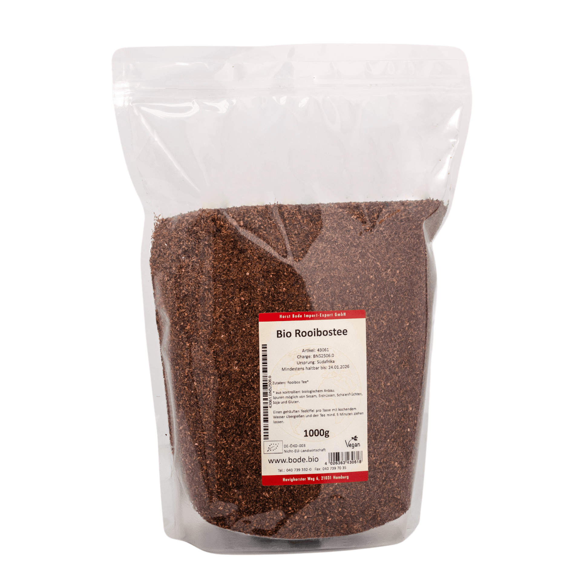 Chá Rooibos Biológico Fino 1kg