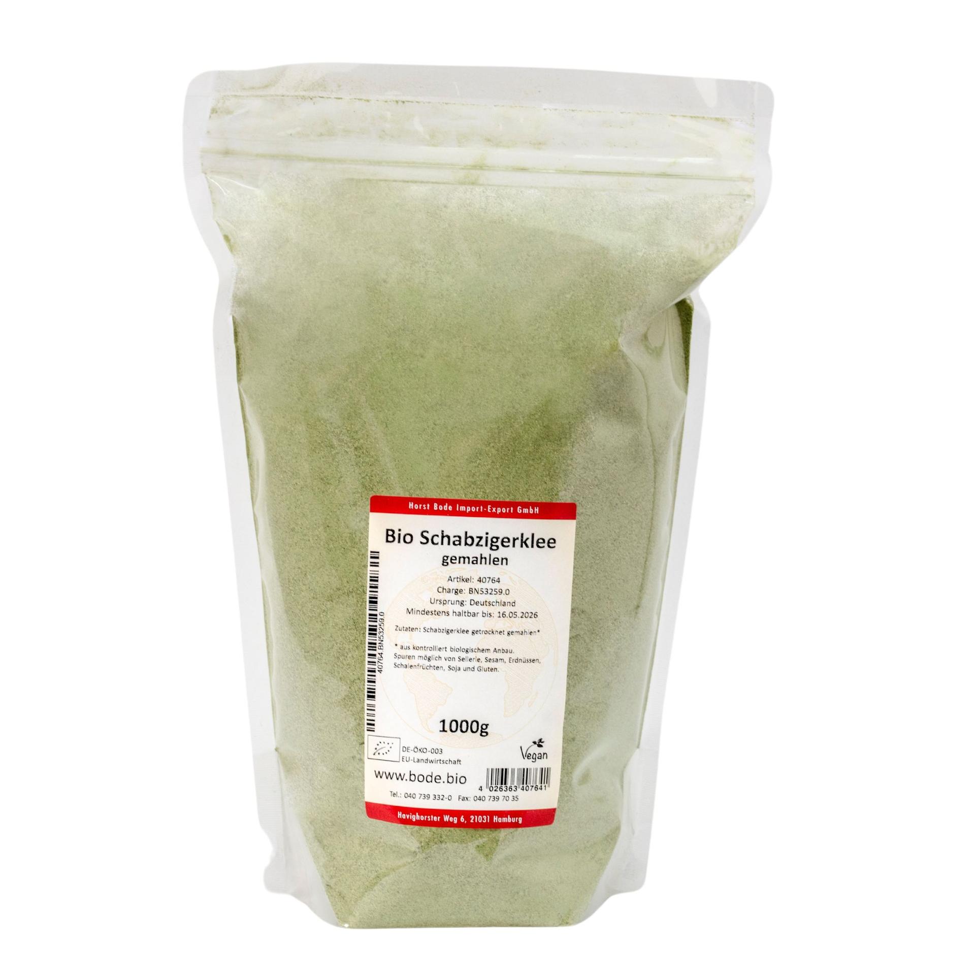 Schabzigerklee moído Biológico 1kg