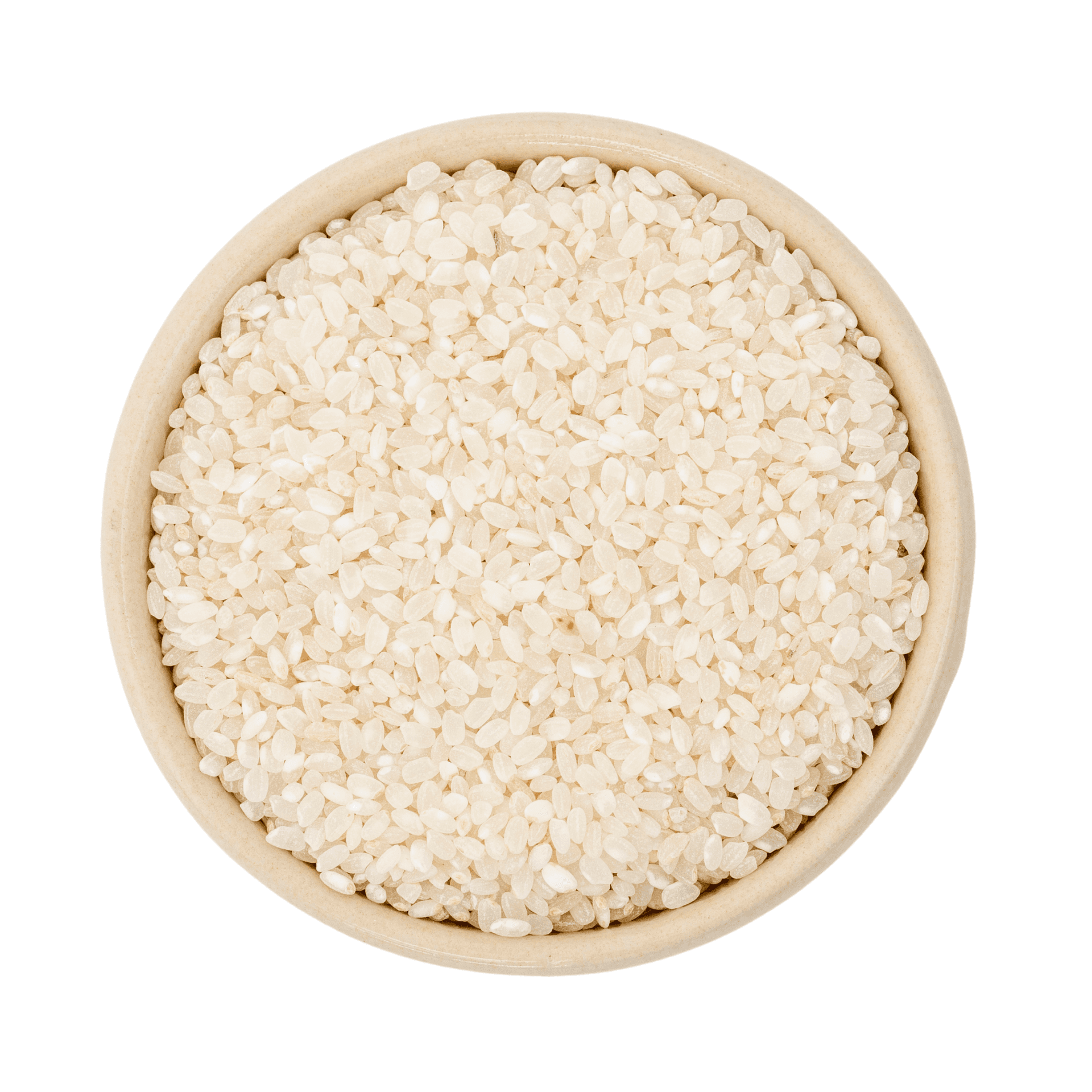 Arroz de grão arredondado branco orgânico (Arroz doce) 5kg