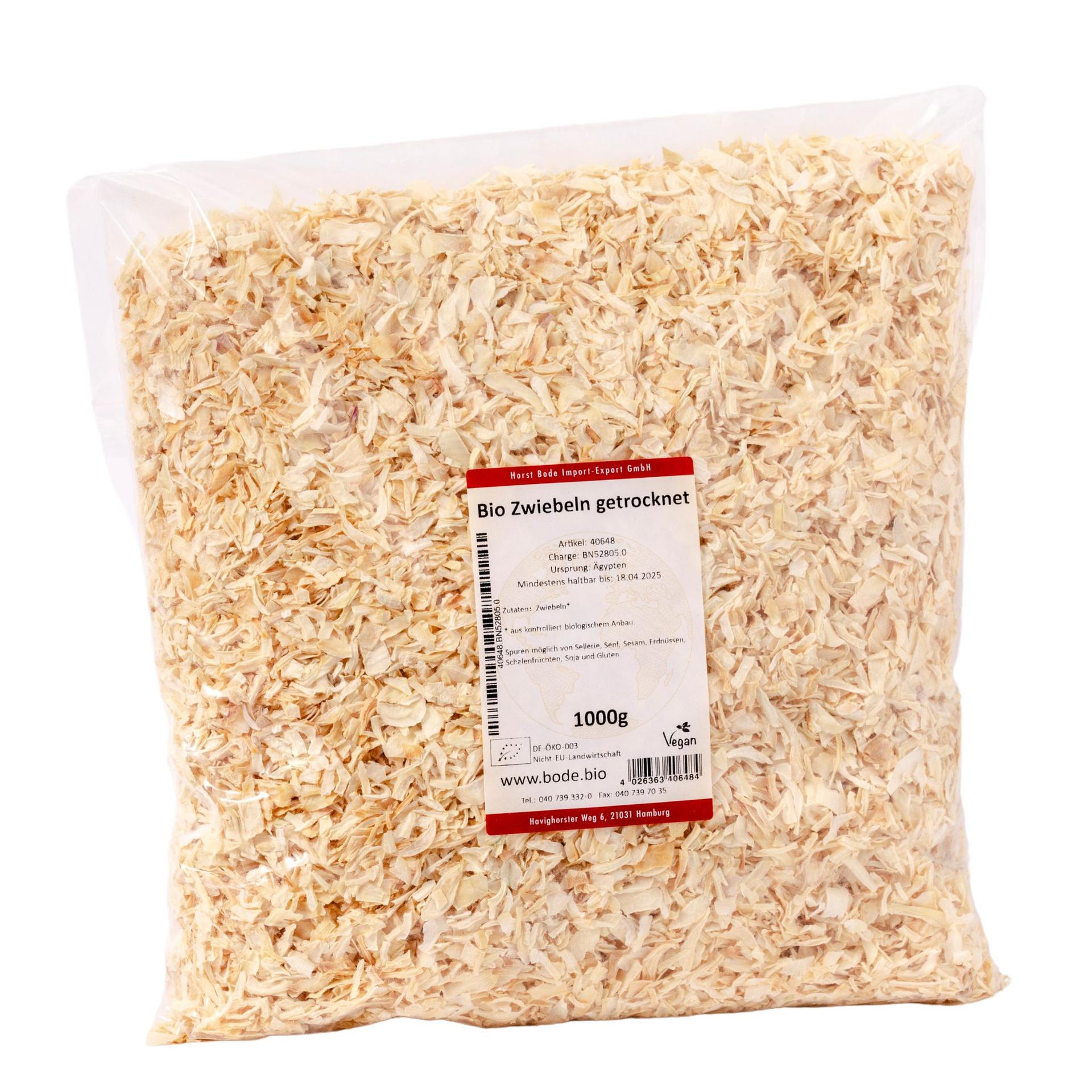 Cebolas crocantes secas bio 1kg