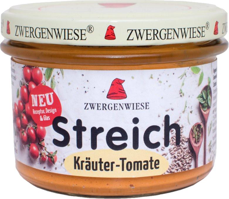 Untável de Tomate e Ervas Aromáticas Biológico Zwergenwiese 6x180g