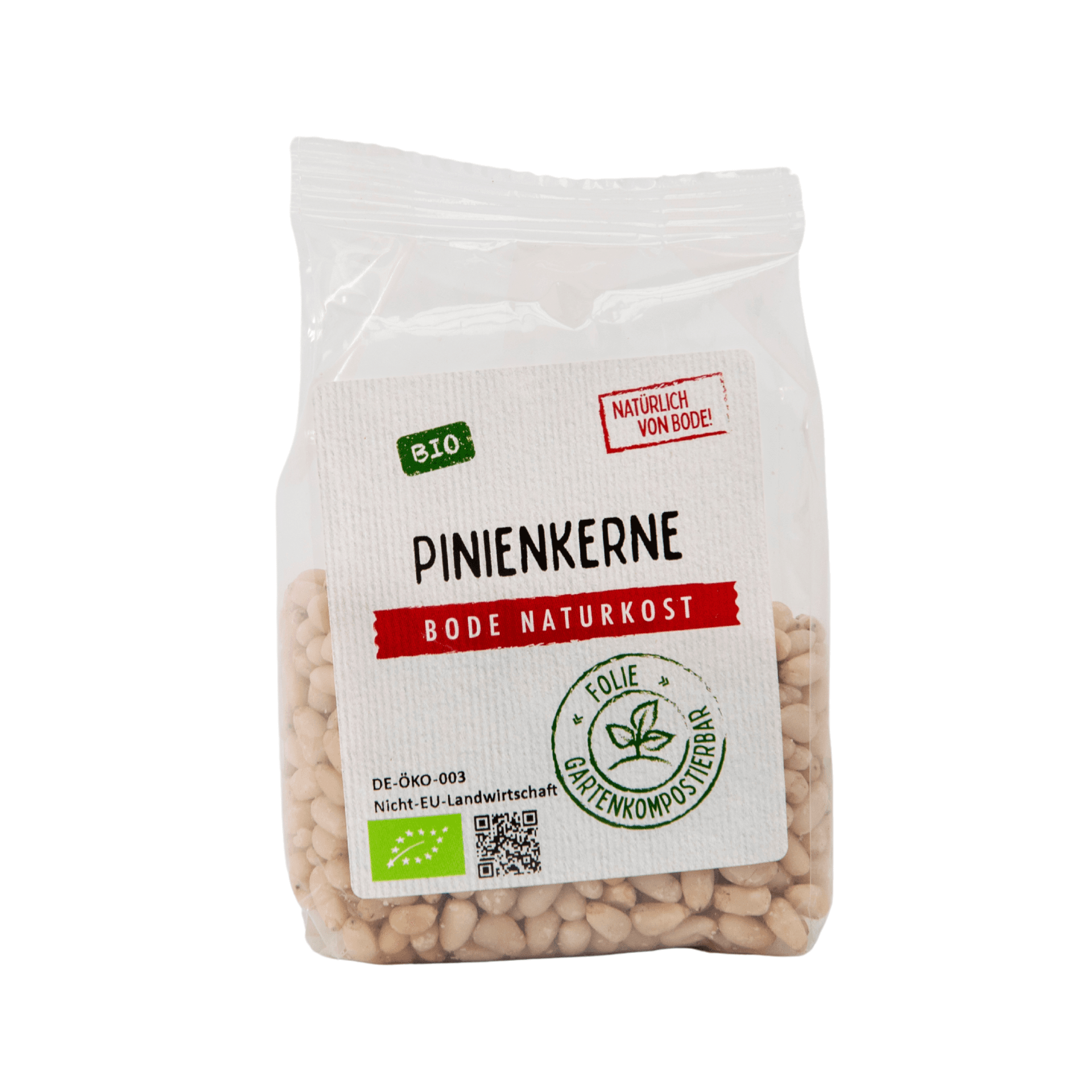 Pinhões Biológicos, saco compostável 6x100g
