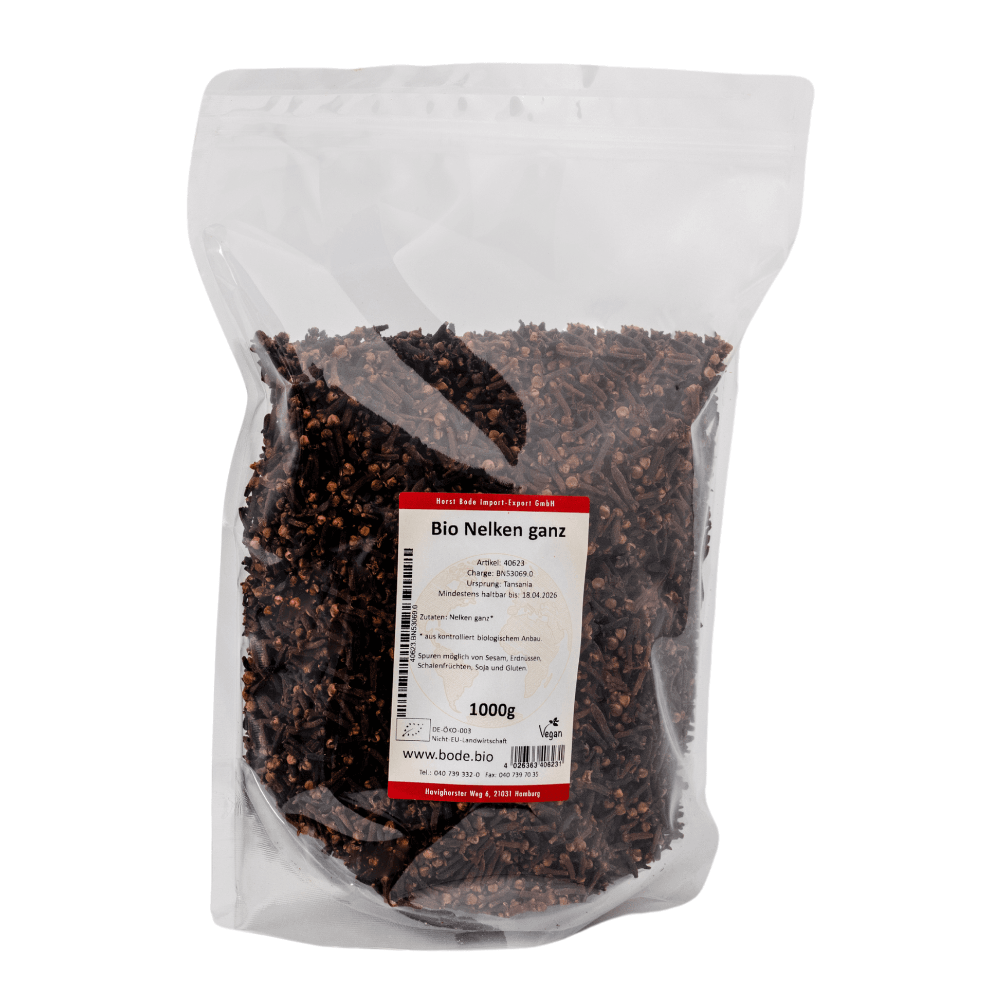 Cravos da Índia inteiros Biológicos 1kg