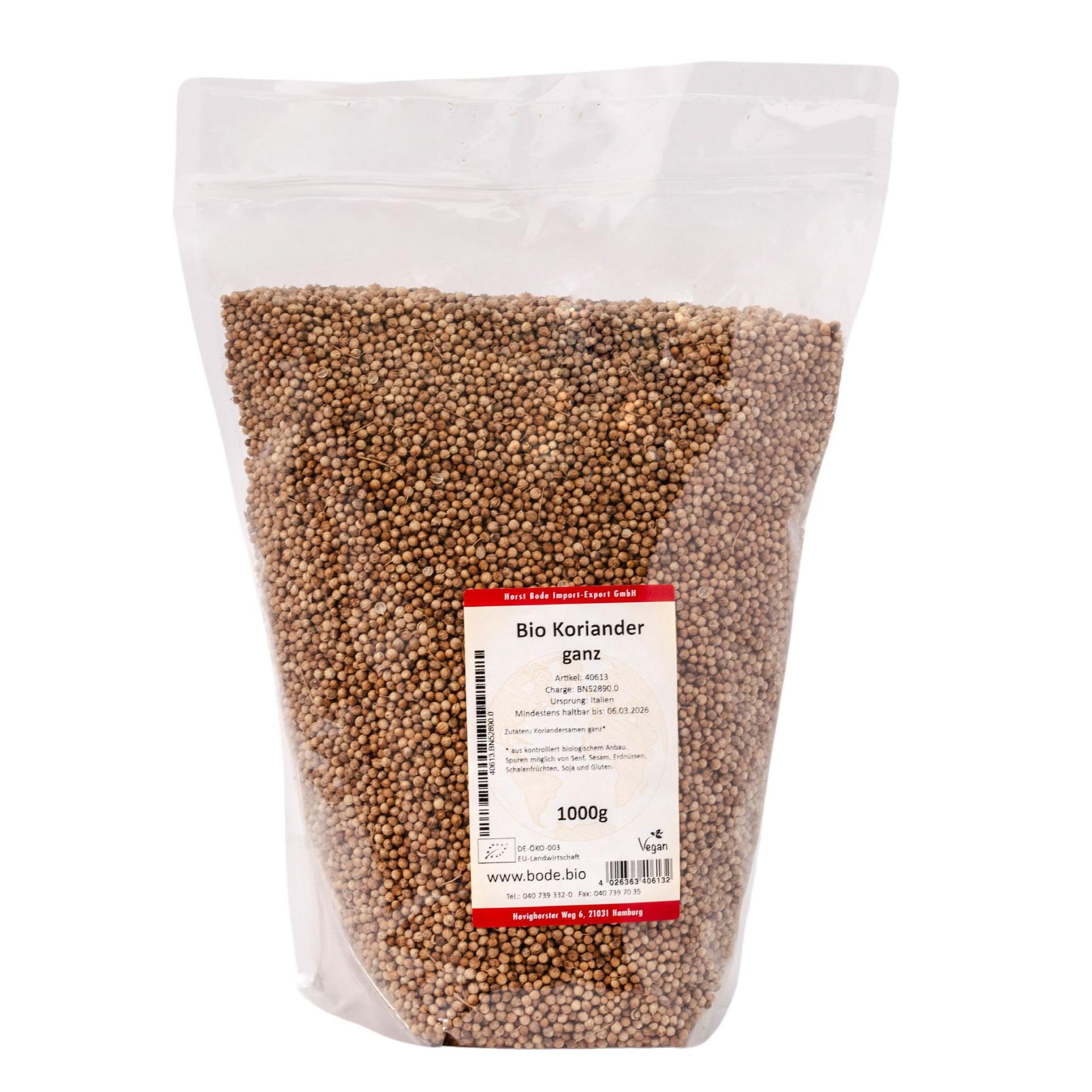 Coriandro inteiro Biológico 1kg