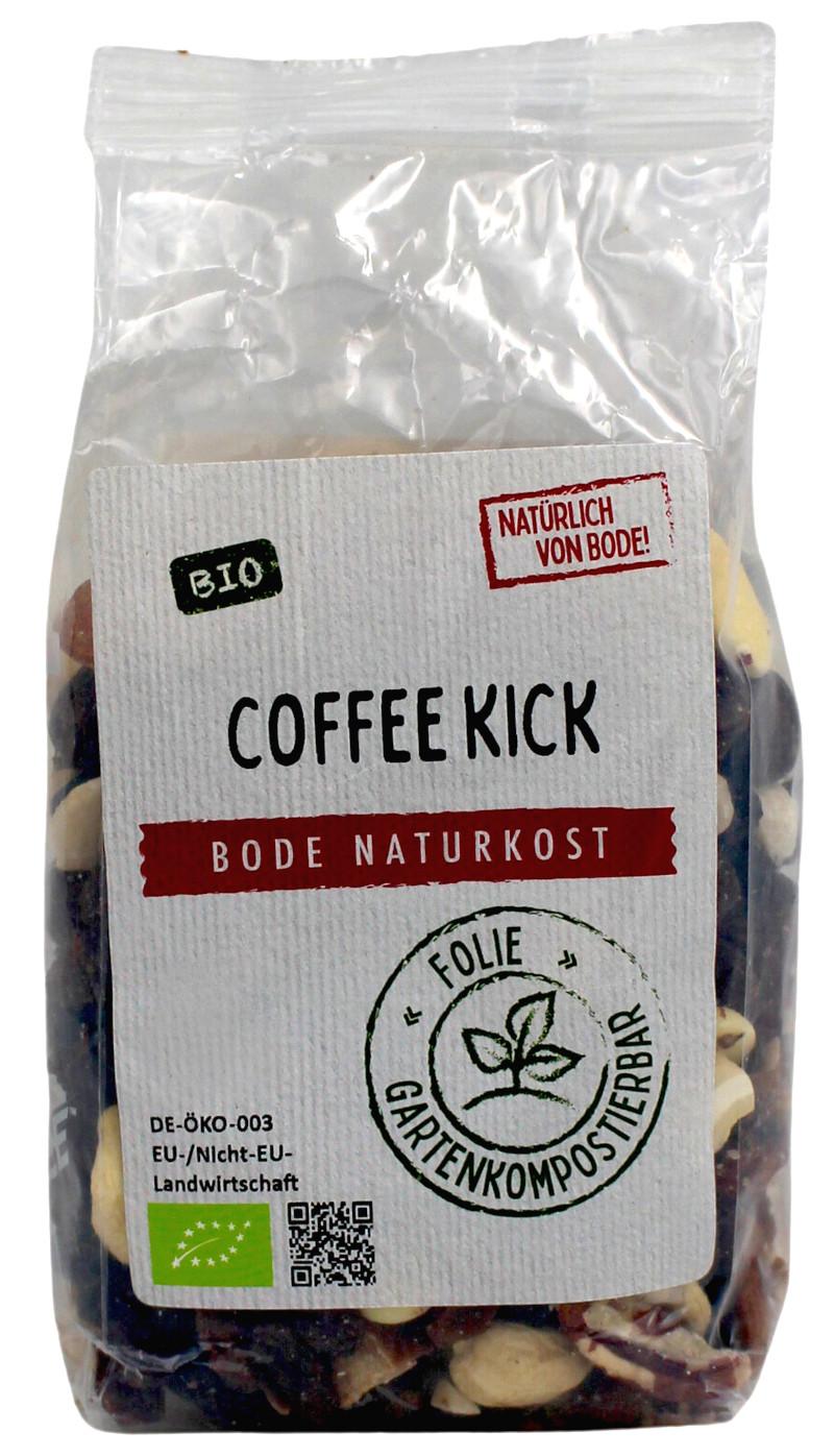 Coffee Kick Biológico (Mistura de Frutos Secos e Café Espresso) em saco compostável 6x200g