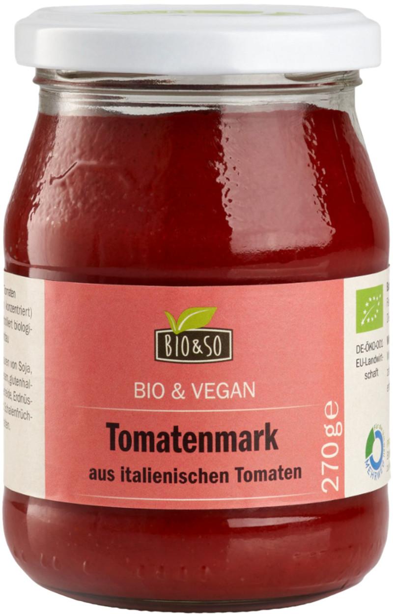 Pasta de tomate Biológico Bio&So 6x270g