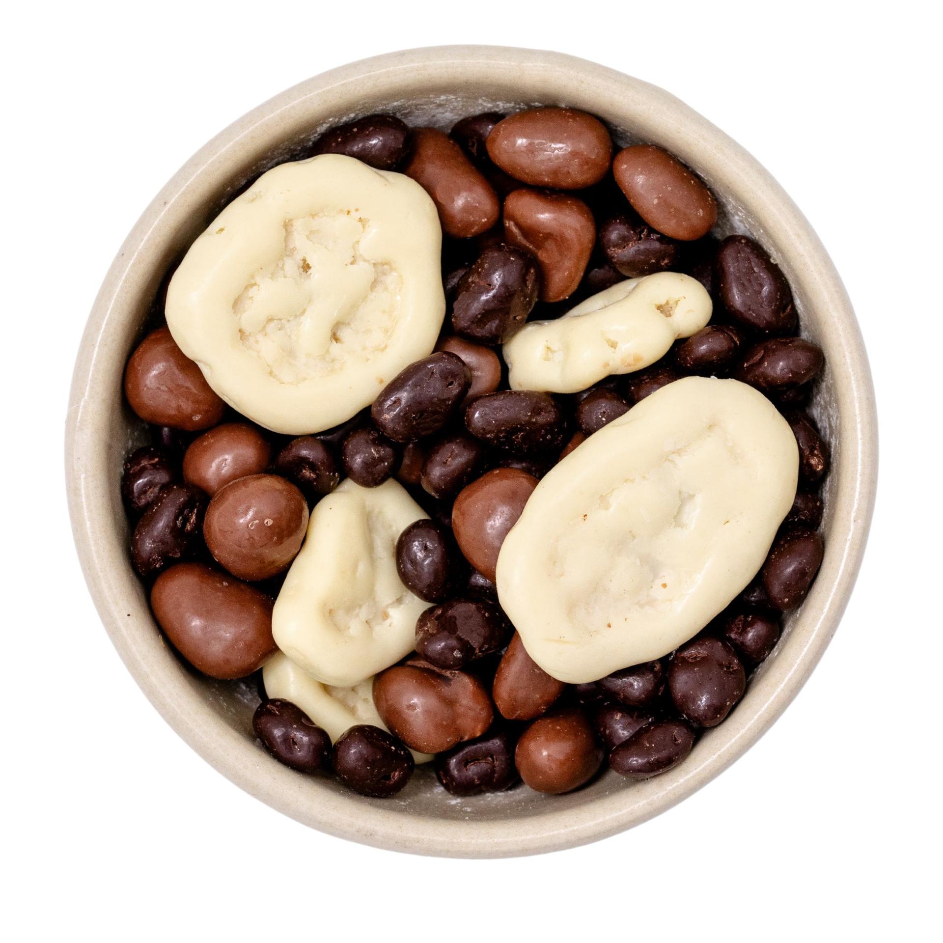 Mistura de frutas e nozes com chocolate biológico 10kg