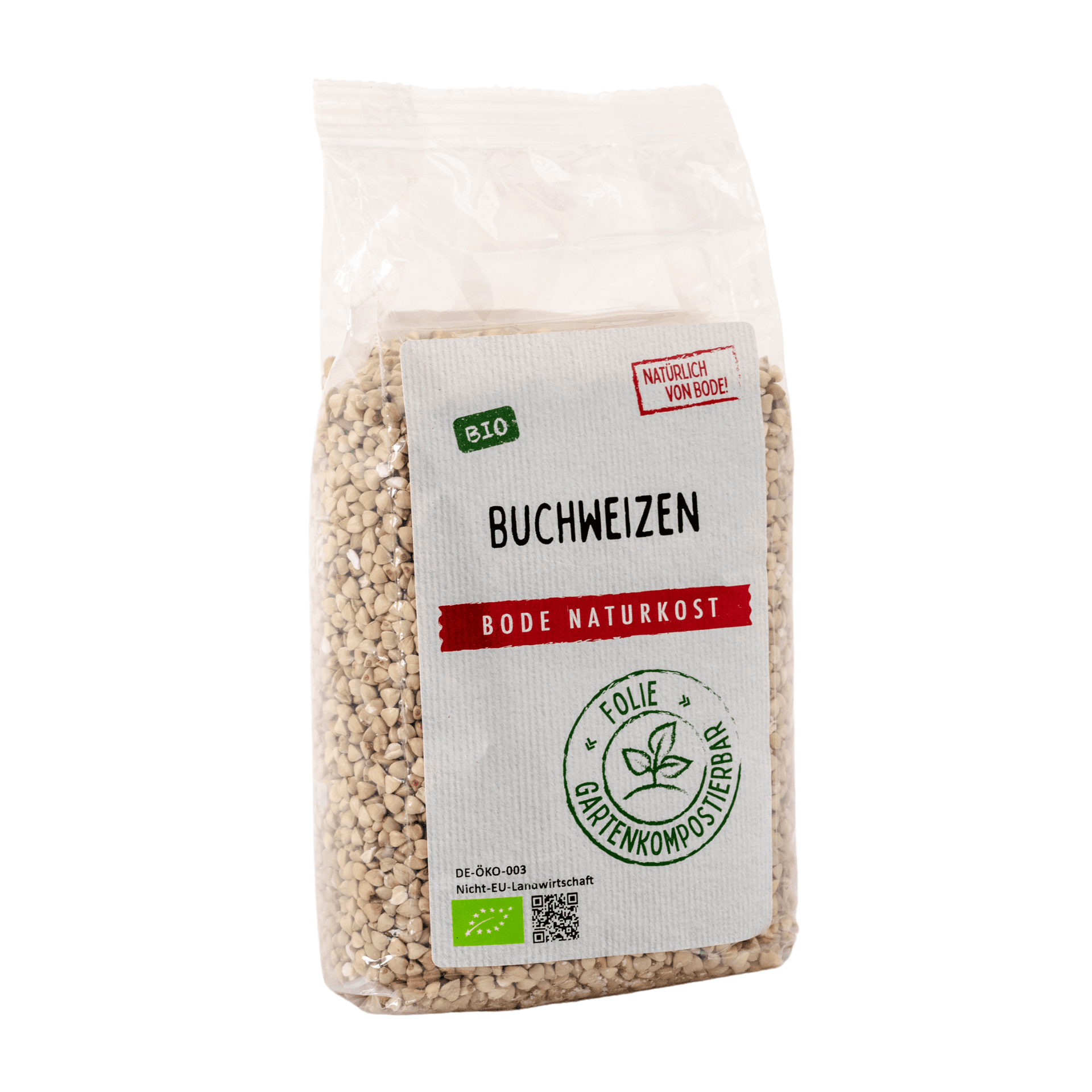 Sarraceno orgânico em saco compostável 6x500g