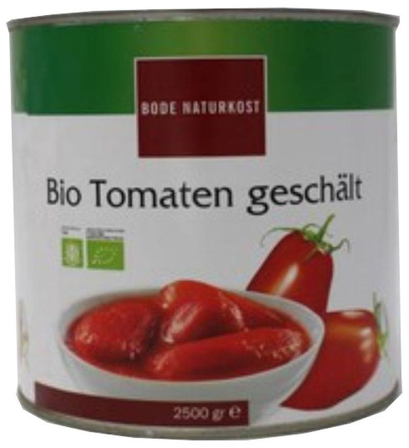 Tomates descascados Biológico lata 2,5kg, ATG 1,5kg