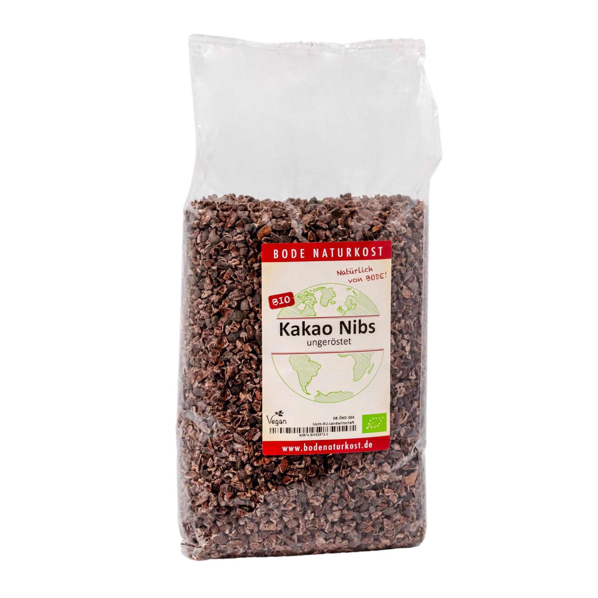 Lascas de Cacau não torradas Biológico 1kg