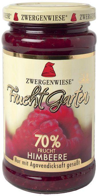 Jardim de Frutas Compota de Framboesa com Agave bio Zwergenwiese 6x225g