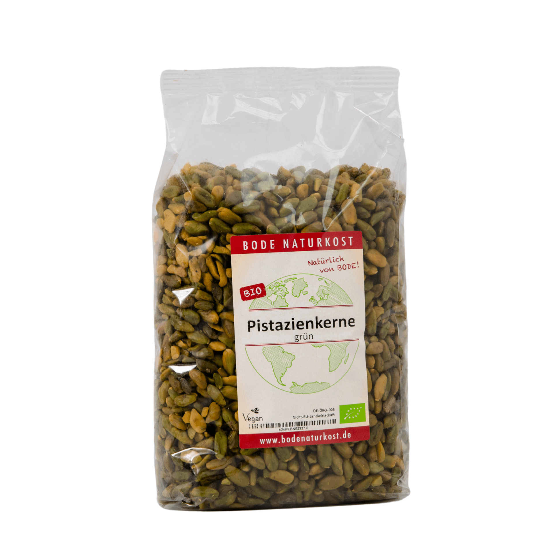 Núcleos de pistache verde biológicos 1 kg