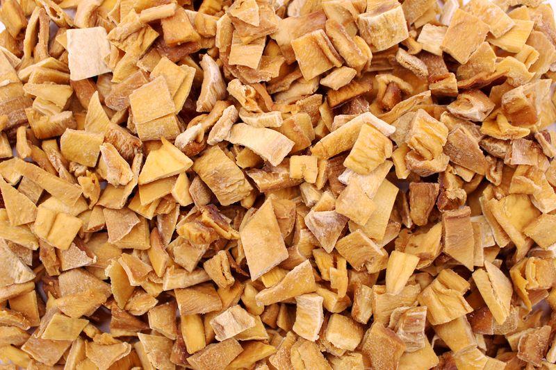 Cubos de mango biológico sem farinha de arroz 2kg