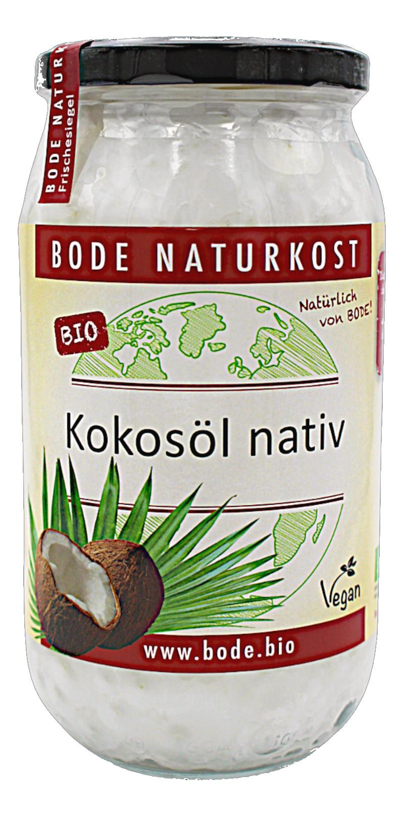 Óleo de coco virgem bio em frasco de parafuso 1l
