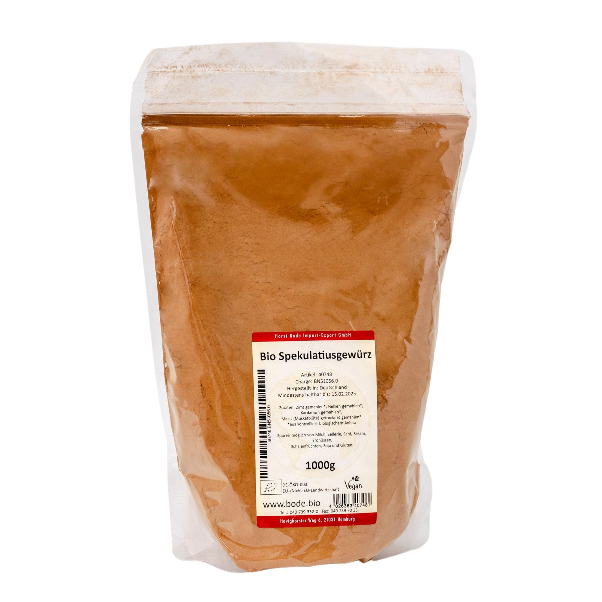 Tempero para biscoitos de especiaria biológico 1kg