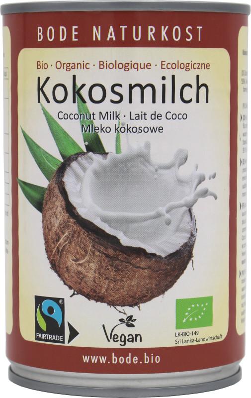 Leite de coco biológico, 1 lata de 2,9 kg