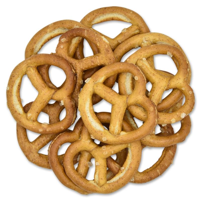 Minipretzels de trigo espelta biológico, saco de 12,5 kg no formato Bag in Box