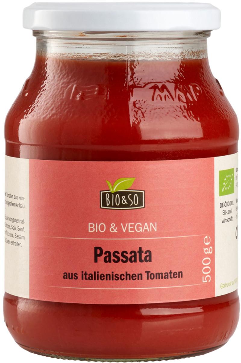 Passata de Tomate Biológico Bio&So 6x500g