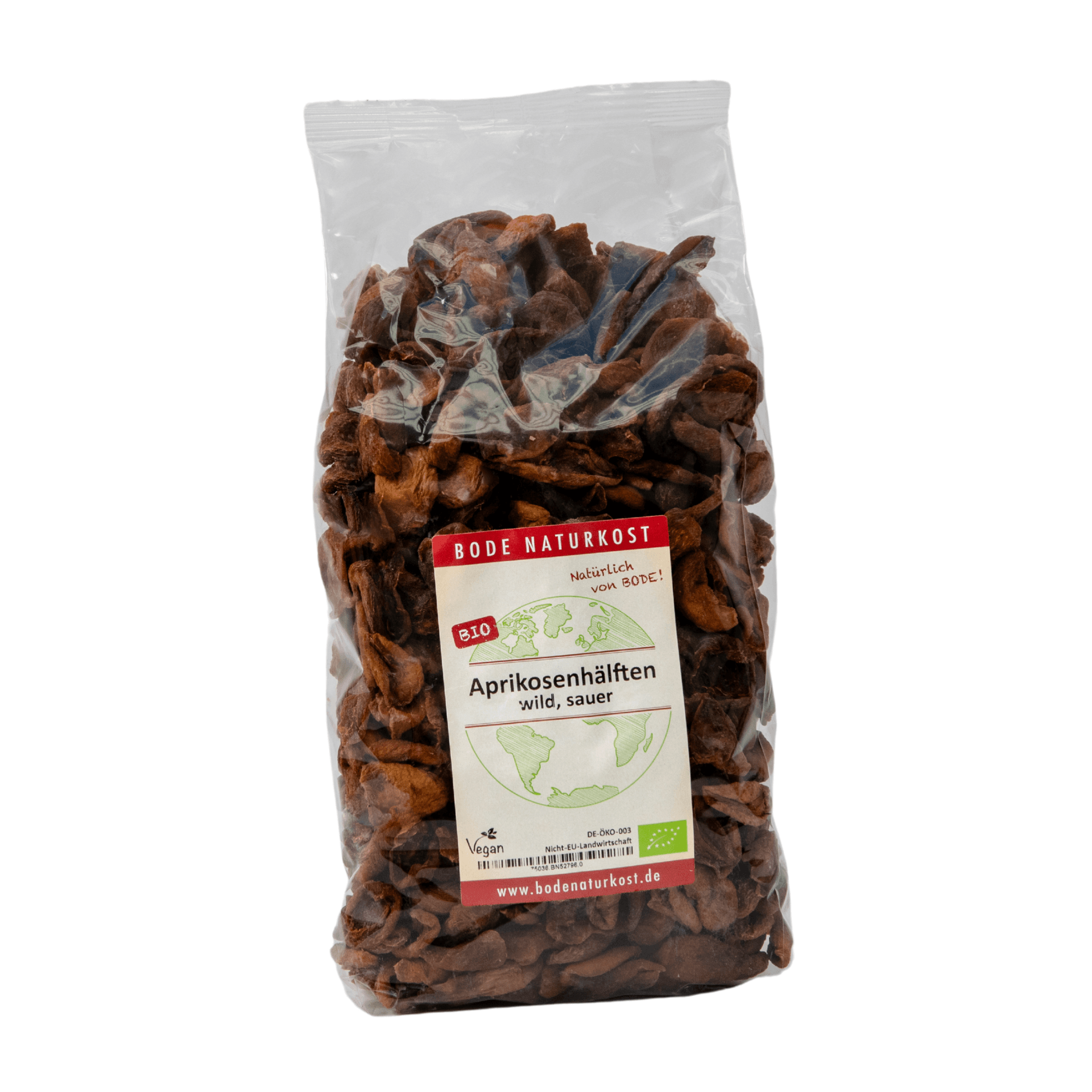 Abriósicos selvagens cortados ao meio agridoce biológicos 1kg