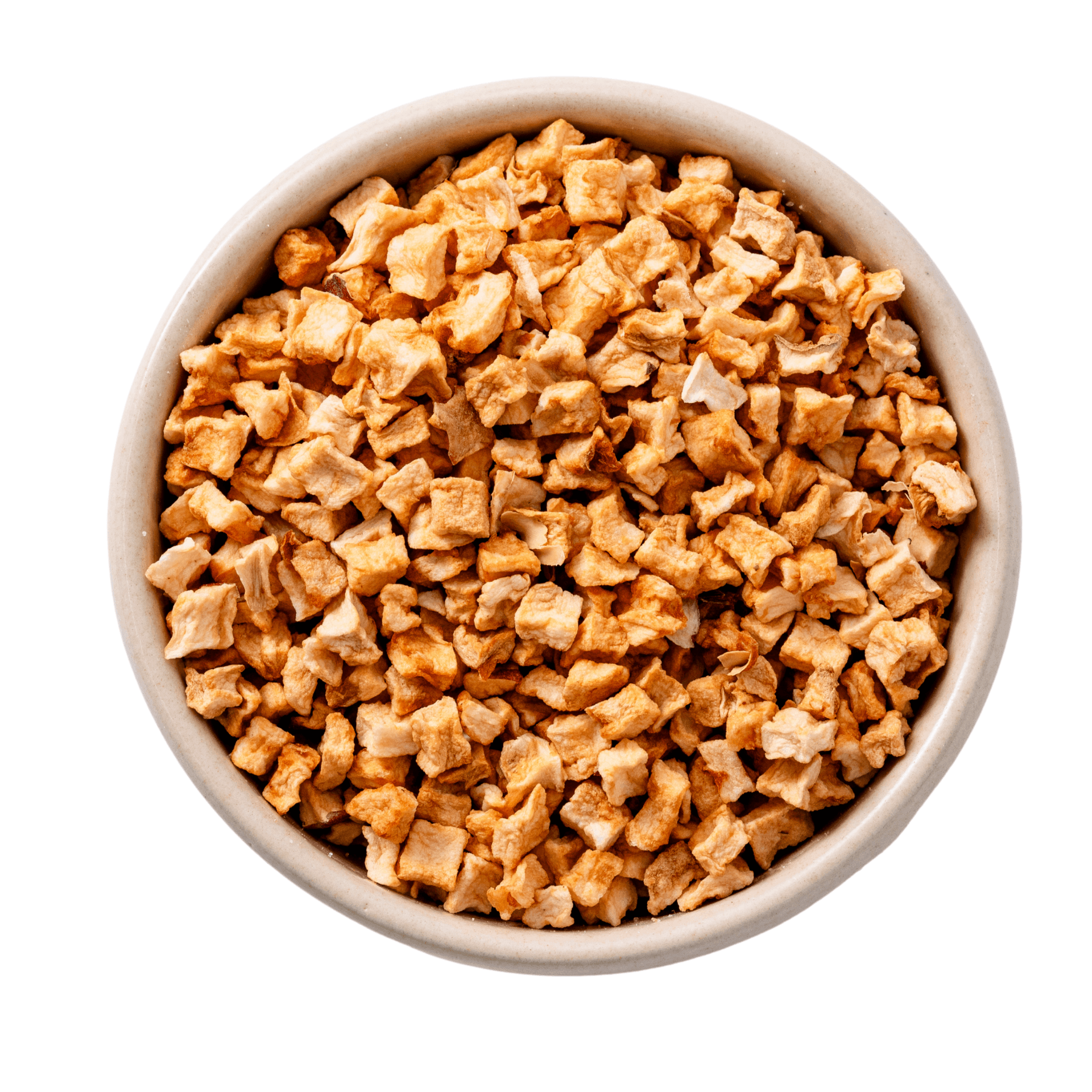 Cubos de maçã 5-10mm sem casca Biológico 21kg