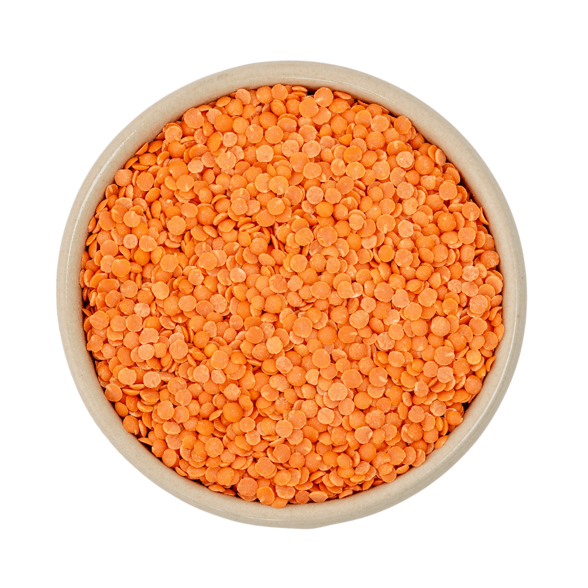 Organic split red lentils 25kg