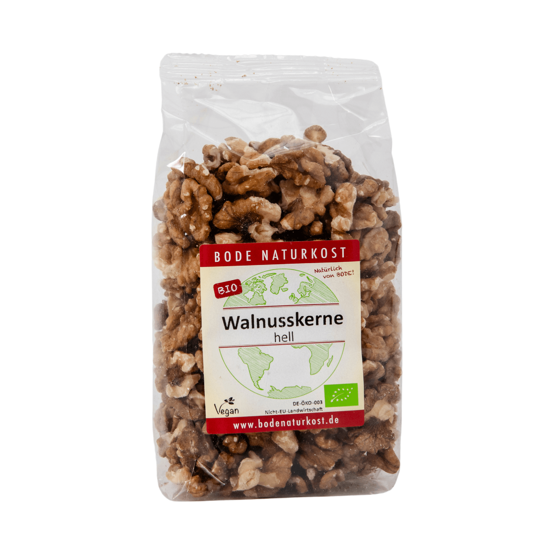 Núcleos de noz-pecã claros biológicos 6x250g
