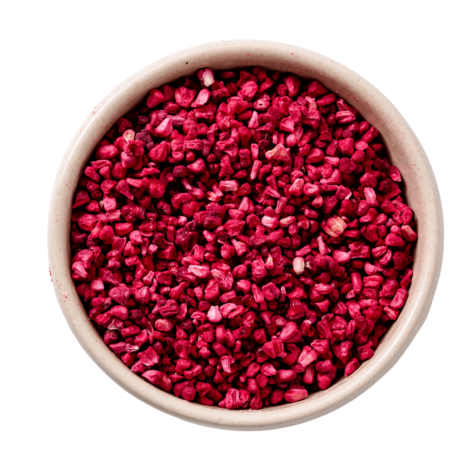 Himbeere granulado 0-6mm liofilizado Biológico 10kg