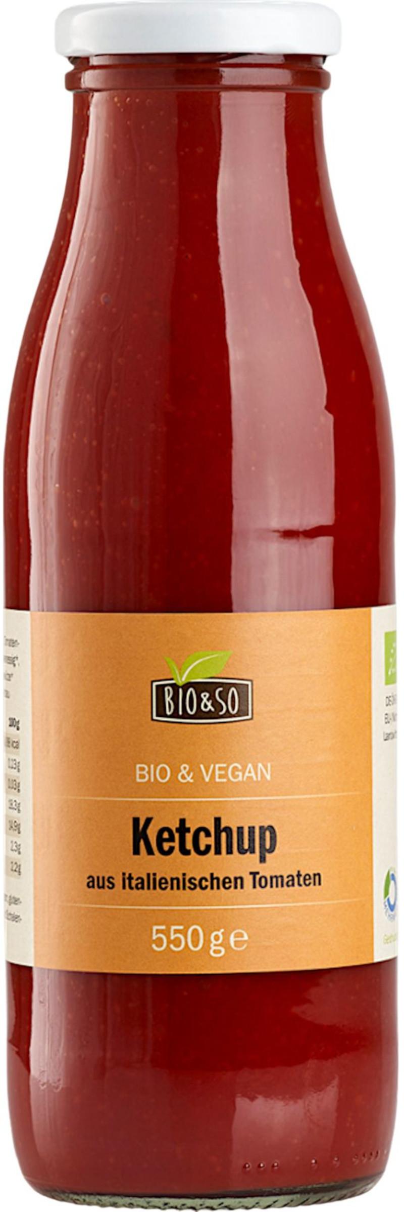 Ketchup Biológico Bio&So 12x550g