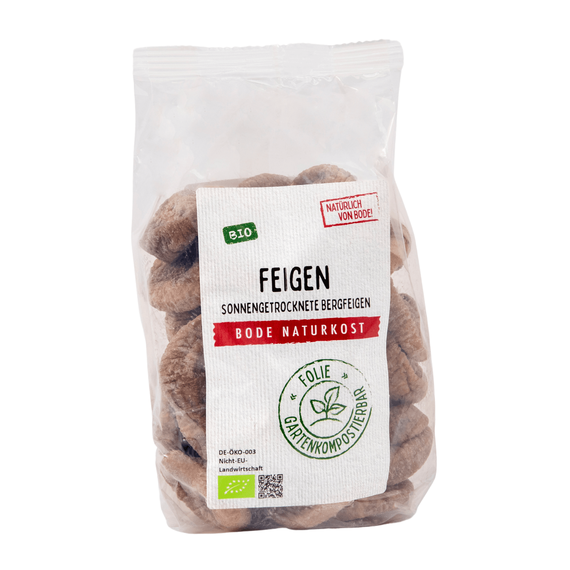 Figos Biológicos, saco compostável 6x500g