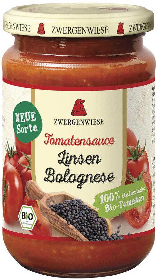 Molho de tomate Bolognese de lentilhas Biológico 6x340ml Zwergenwiese
