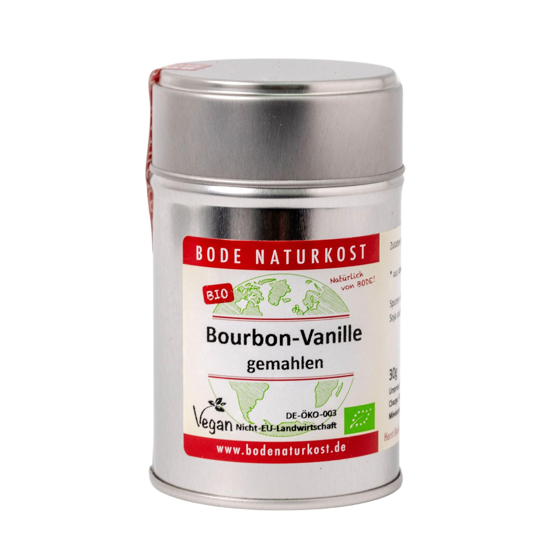 Vainilha Bourbon moída biológica 6x30g
